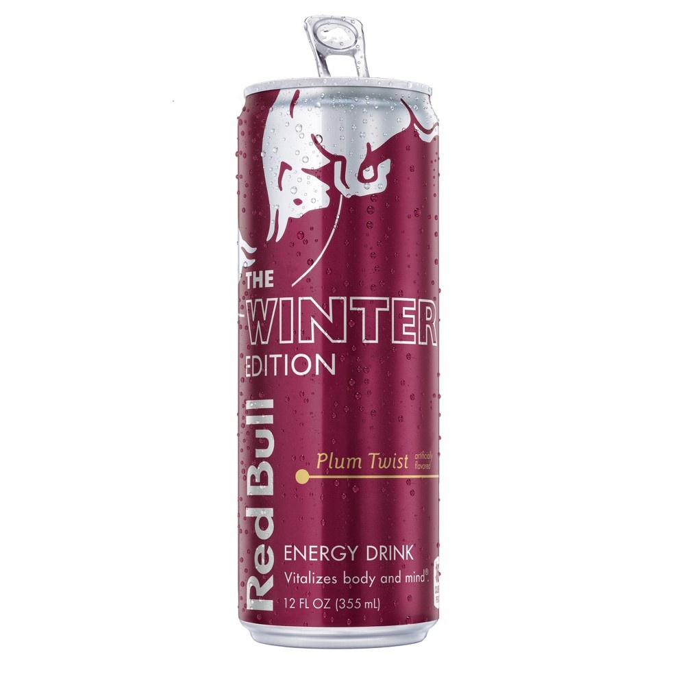 slide 3 of 3, Red Bull Winter Edition Plum Twist Energy Drink - 12 fl oz, 12 fl oz