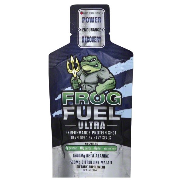 slide 1 of 1, Frog Fuel Ultra Performance Mixed Berry Flavored Protein Shot, 1.2 fl oz