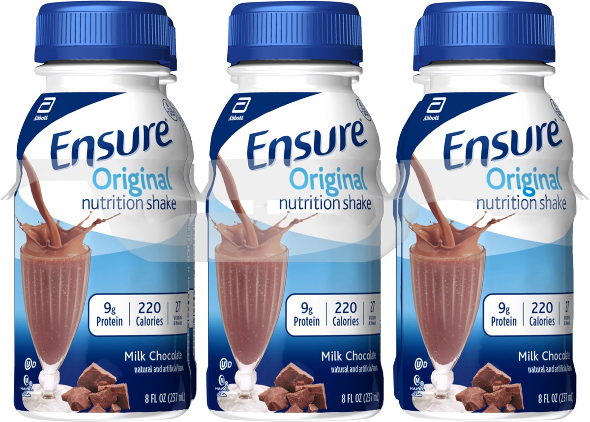 slide 4 of 4, Ensure Original Milk Chocolate Nutrition Shake, 48 oz
