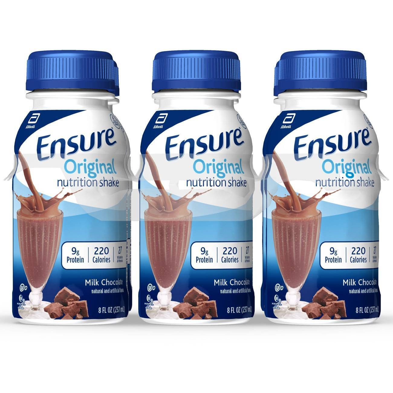 slide 1 of 9, Ensure Milk Chocolate Nutrition Shake, 6 ct; 8 fl oz