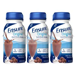 Ensure Original Milk Chocolate Nutrition Shake - 6 ct