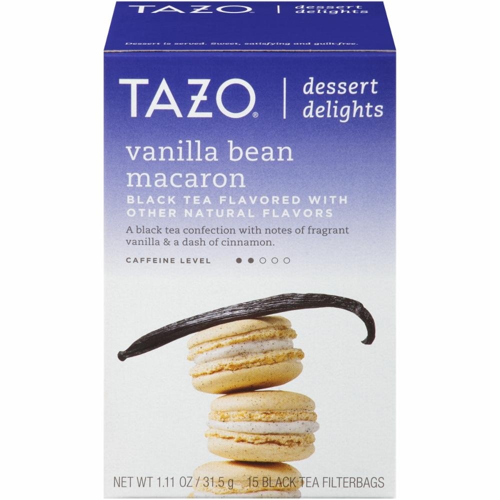 slide 1 of 1, Tazo Vanilla Bean Macaron Black Tea, 15 ct