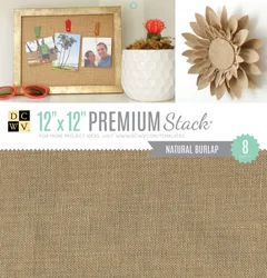 Ac 8ct 12x12 Natural Burlap