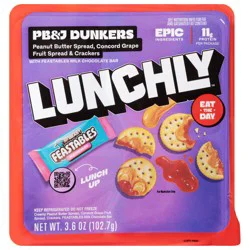 Lunchly Peanut Butter & Jelly Dunkers 3.62 oz