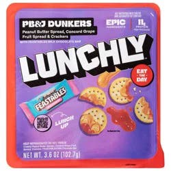 Lunchly Peanut Butter & Jelly Dunkers 3.62 oz