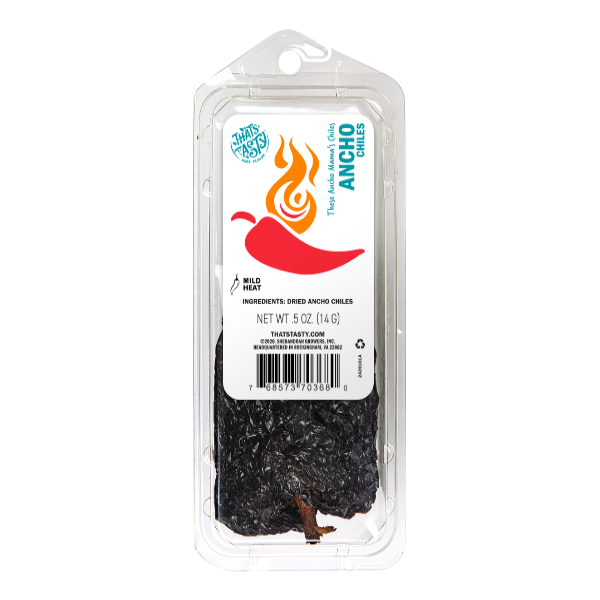 slide 1 of 1, That's Tasty Dried Ancho Chile Peppers, 1 ct