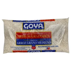 Goya Arroz Grano Mediano(Medium Grain Rice Blue Rose)3Lb Bag