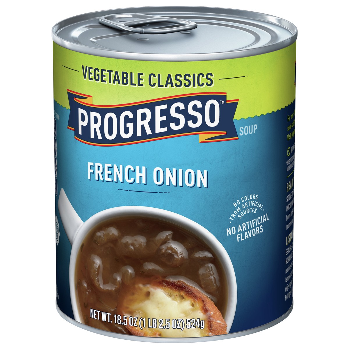 slide 12 of 13, Progresso Vegetable Classics, French Onion Canned Soup, Gluten Free, 18.5 oz., 18.5 oz