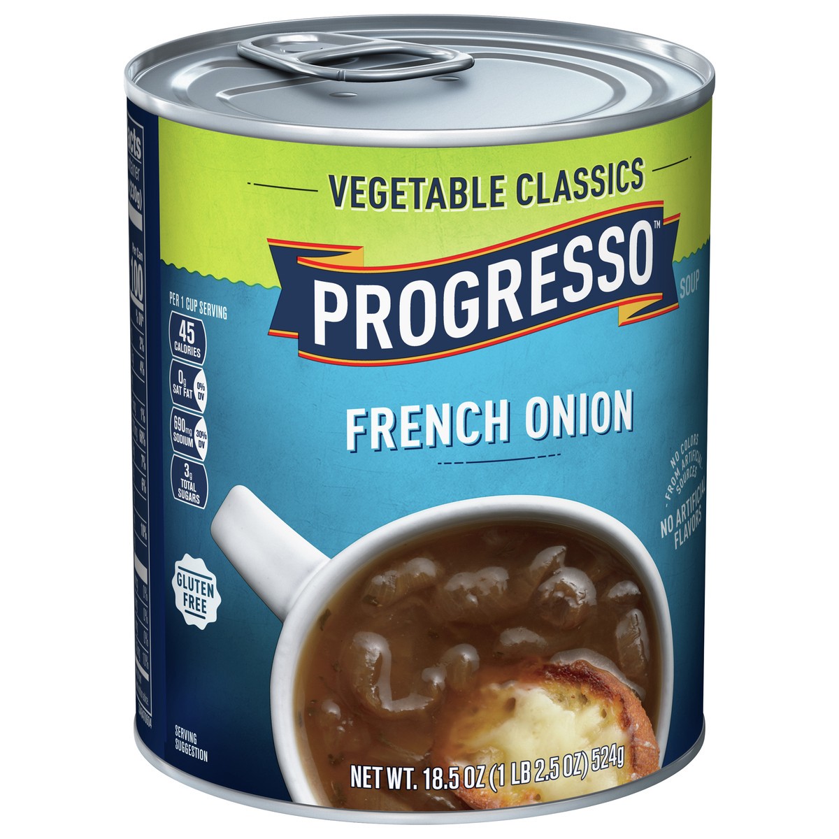 slide 11 of 13, Progresso Vegetable Classics, French Onion Canned Soup, Gluten Free, 18.5 oz., 18.5 oz