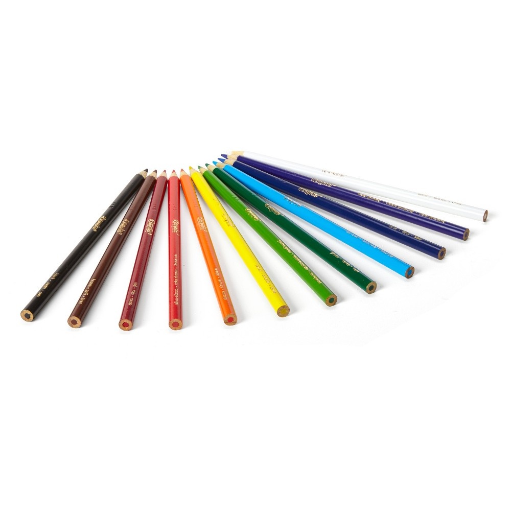 slide 3 of 5, Crayola 12ct Kids Pre-Sharpened Colored Pencils, 12 ct