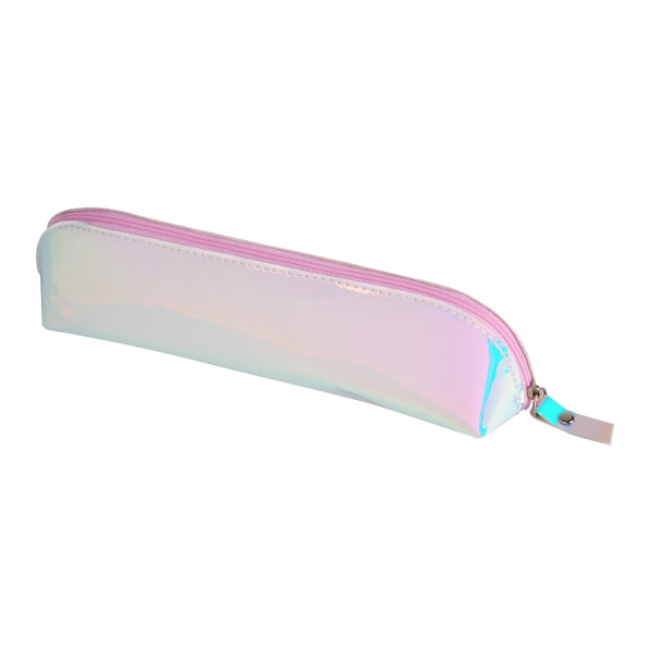 slide 1 of 1, Office Depot Brand Iridescent Pencil Pouch, 9'' X 2'', Pink Iridescent, 1 ct