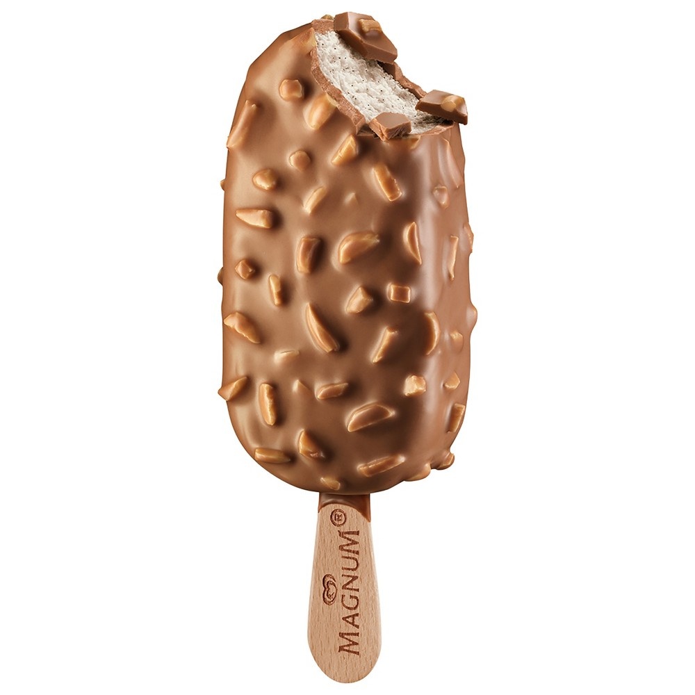 slide 3 of 6, Magnum Ice Cream Bars Almond, 9.12 oz, 3 Count, 9.12 oz