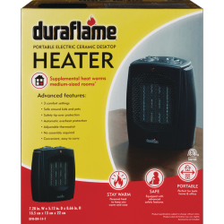 Duraflame Heater Portable Electric Ceramic Desktop #Dfhdh14T 1 ct | Shipt