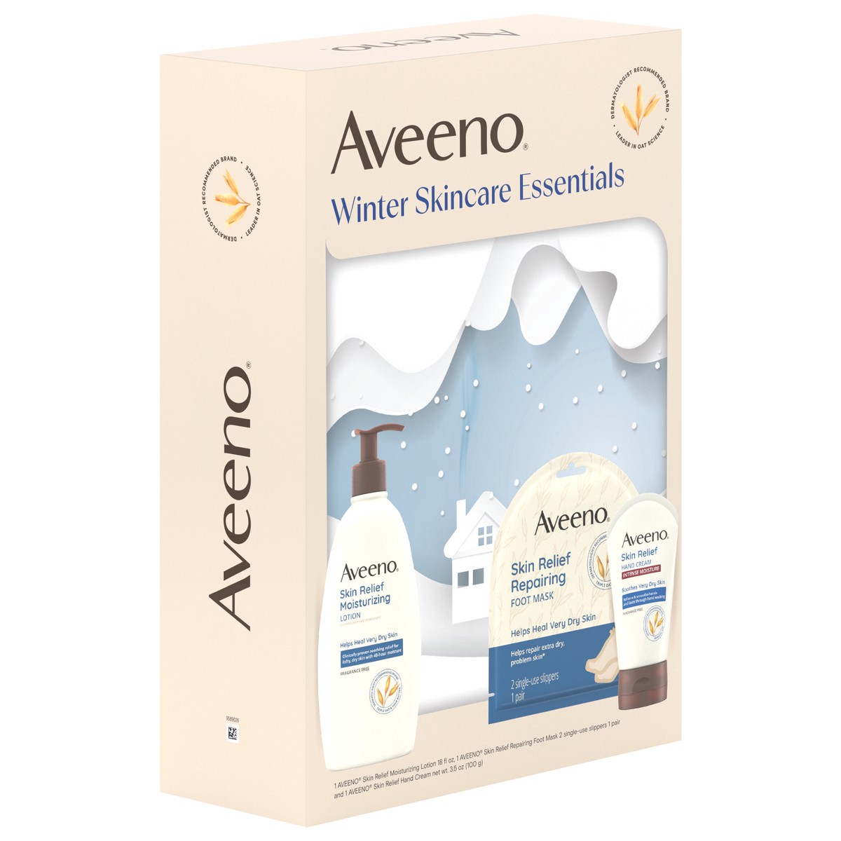 slide 4 of 4, Aveeno Winter Skincare Essentials Giftset, 3 Items, 1 ct
