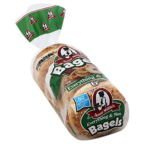 slide 1 of 1, Aunt Millie's Aunt Millies Everything & More Bagels, 6 ct20 oz