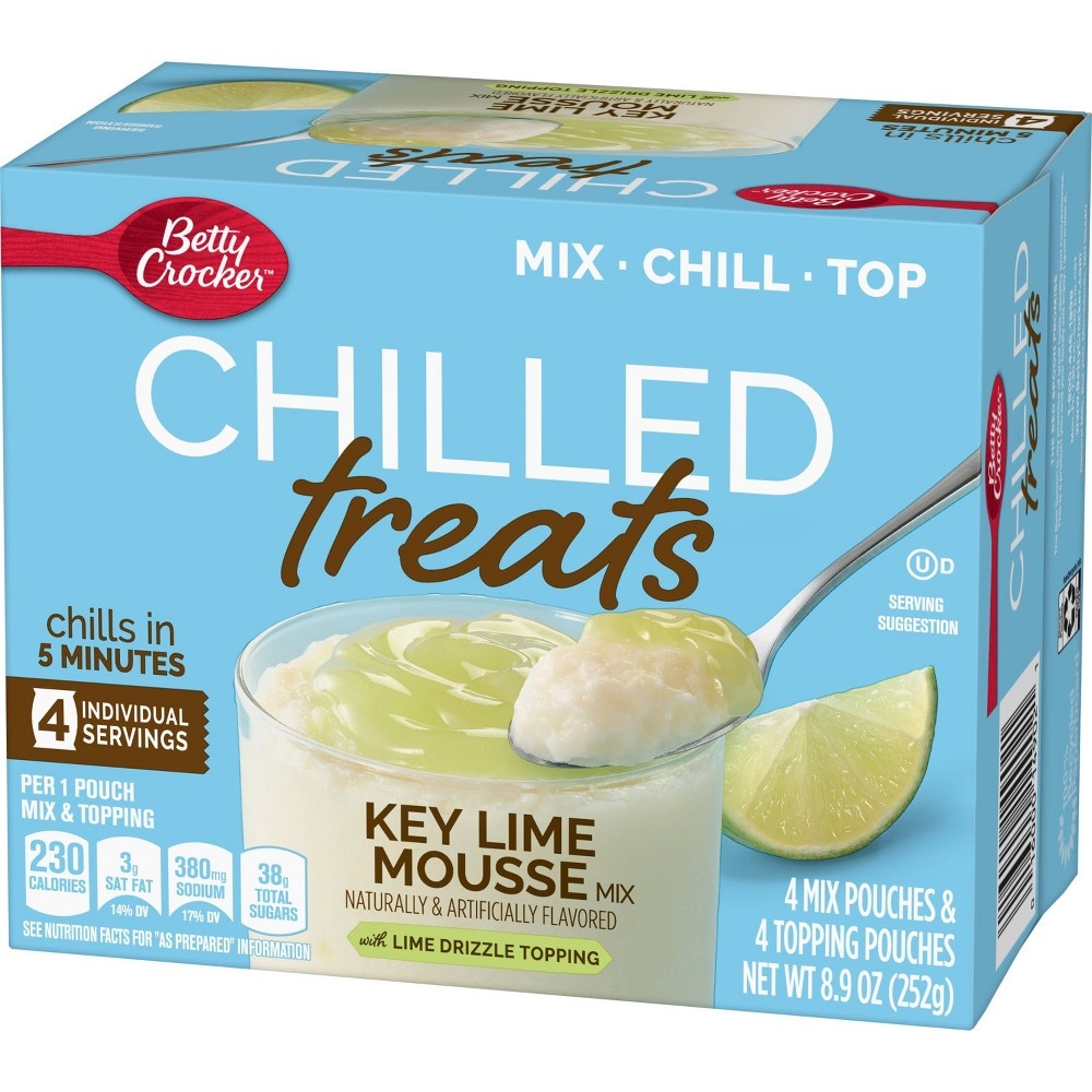 slide 2 of 3, Betty Crocker Key Lime Mousse Chilled Treats Mix, 4 ct; 8.9 oz