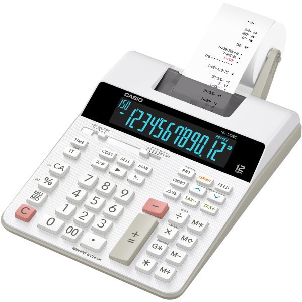slide 2 of 2, Casio Hr-300Rc Desktop 2-Color Printing Calculator, 1 ct