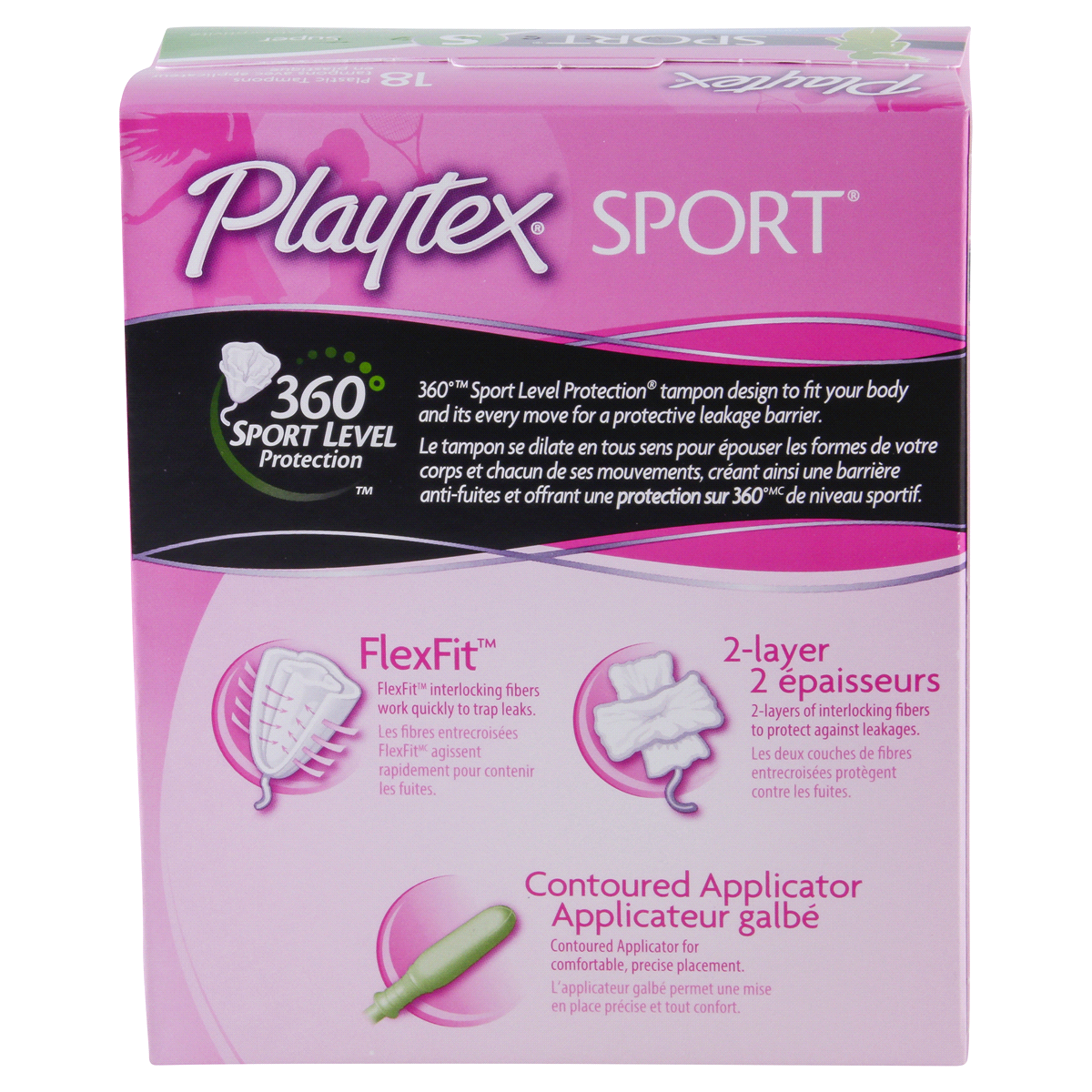 Playtex Sport Super Absorbency Plastic Unscented Tampons 18 ct Shipt