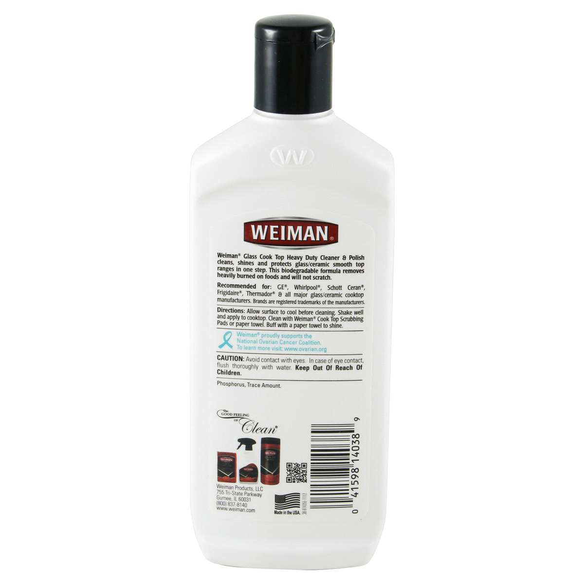 slide 2 of 2, Weiman Glass Cook Top Heavy Duty Cleaner & Polish, 