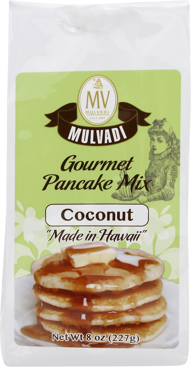 slide 9 of 10, Mulvadi Pancake Mix, Gourmet, Coconut, 