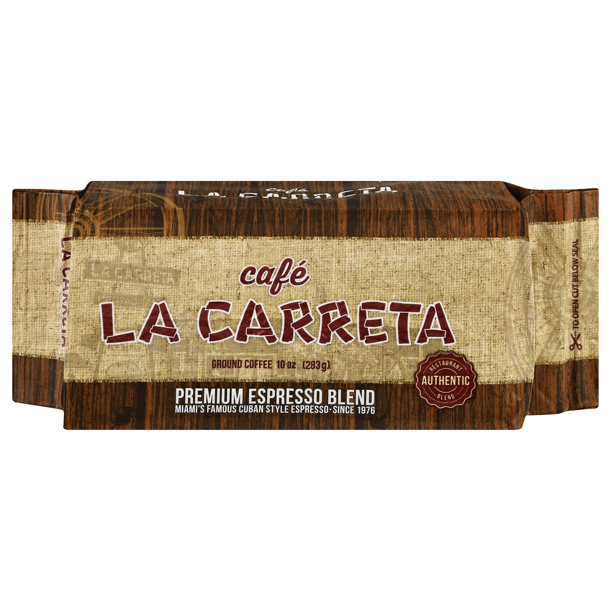 slide 1 of 11, Café La Carreta Ground Premium Espresso Blend. Coffee 10 oz, 10 oz