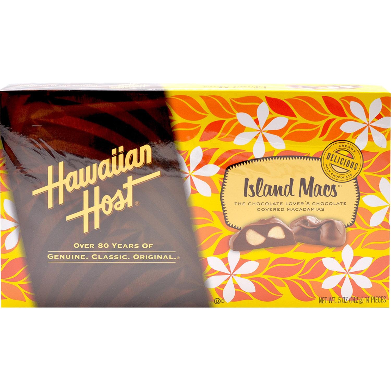 slide 1 of 1, Hawaiian Host Island Macadamias Chocolates, 5 oz