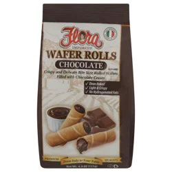 Flora Chocolate Wafer Rolls 4.4 oz