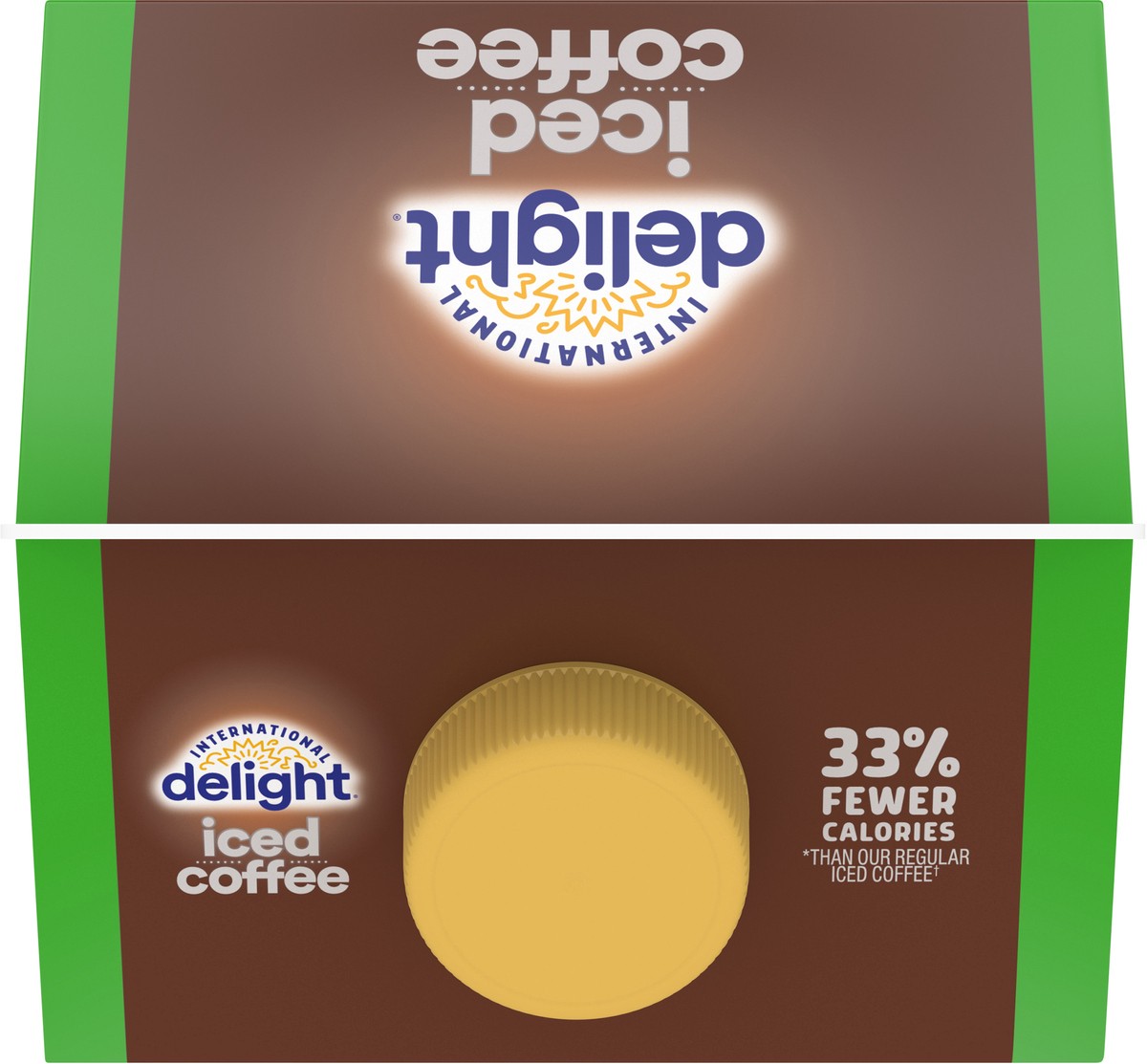slide 3 of 9, International Delight Zero Iced Coffee, 0g Added Sugar, Mocha, Ready to Pour Coffee Drinks Made with Real Milk and Cream, 64 FL OZ Carton, 64 fl oz