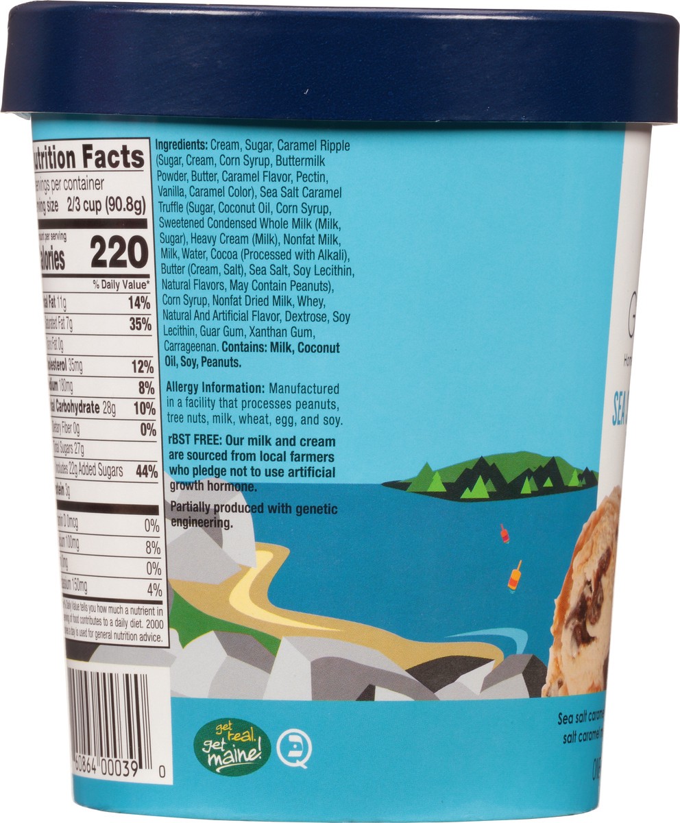 slide 7 of 9, Gifford's HomeMaine Sea Salt Caramel Truffle Ice Cream 1 qt CupTub, 1 qt