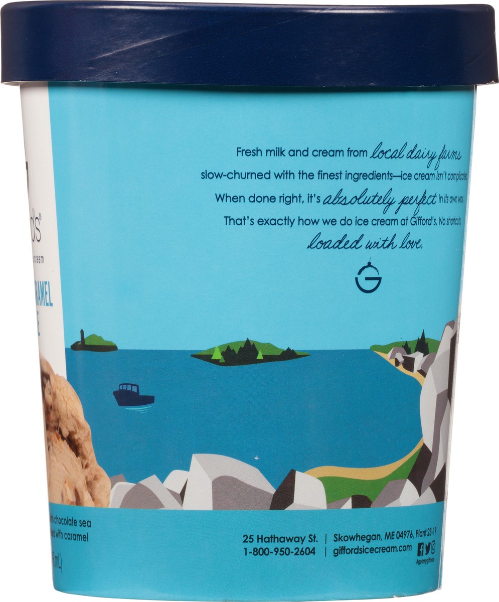 slide 8 of 9, Gifford's HomeMaine Sea Salt Caramel Truffle Ice Cream 1 qt CupTub, 1 qt