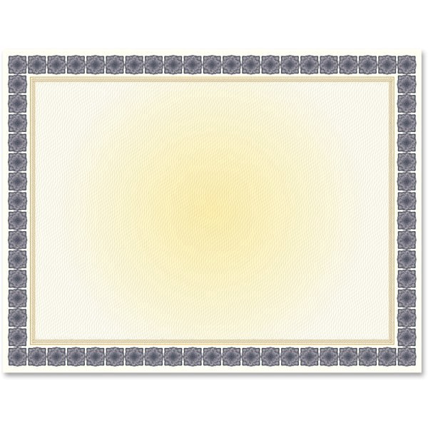 slide 2 of 2, Geographics Certificates, Kensington Blue Gold Foil, 15 ct