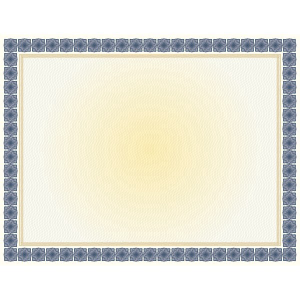 slide 1 of 2, Geographics Certificates, Kensington Blue Gold Foil, 15 ct