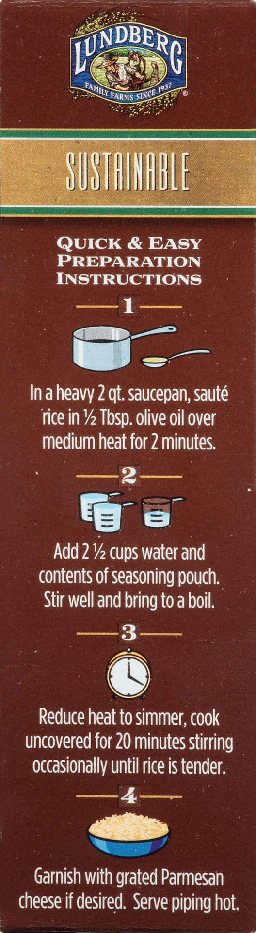 slide 4 of 8, Lundberg Family Farms Creamy Parmesan Risotto 5.5 oz, 5.5 oz