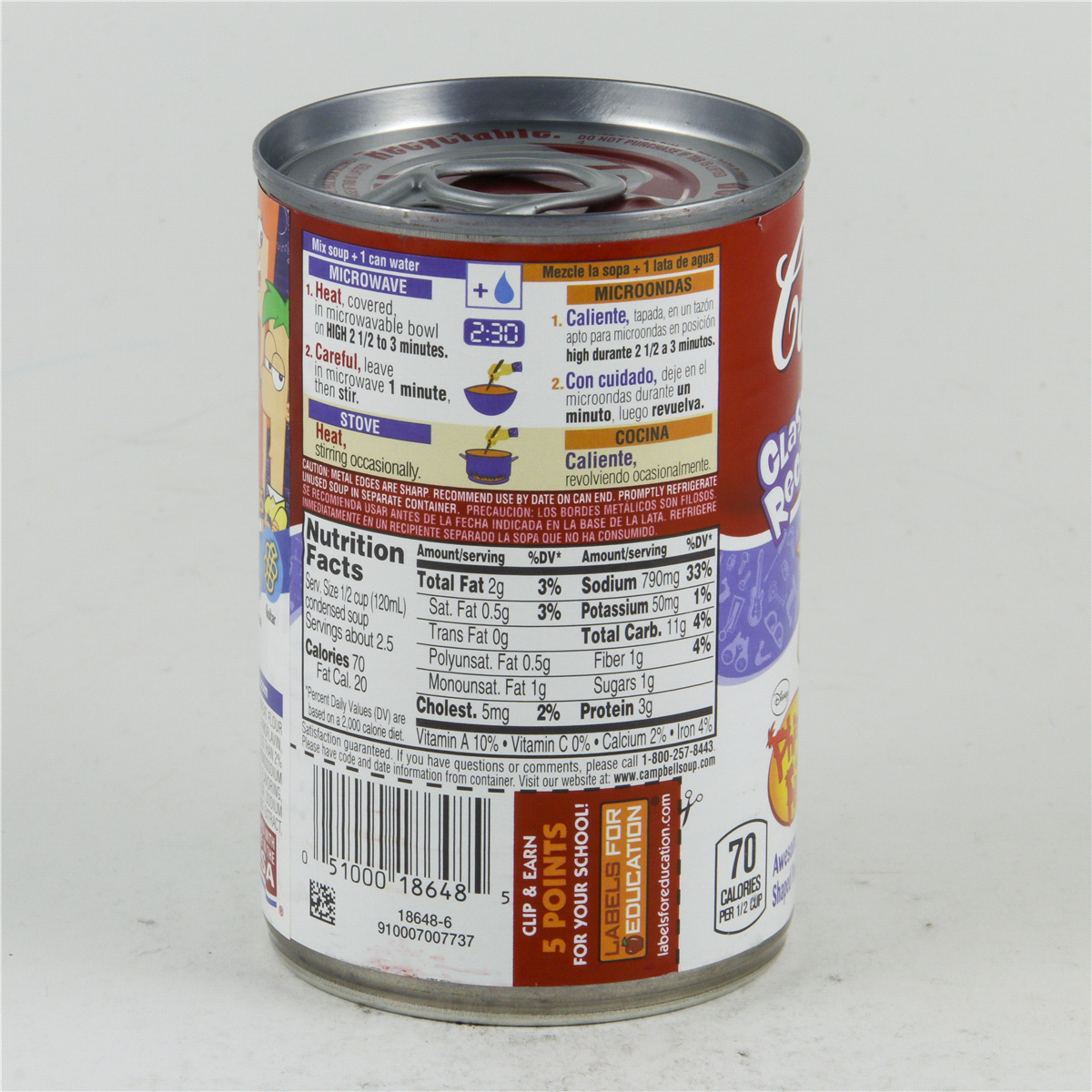 slide 12 of 16, Disney Campbell's PAW Patrol Chicken & Pasta Shapes Soup - 10.5oz, 
