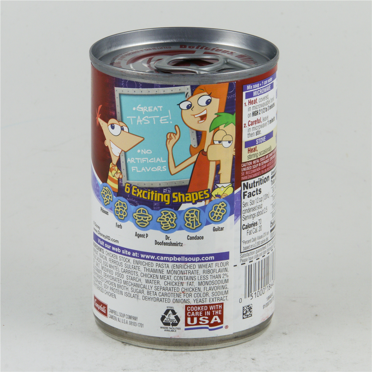 slide 14 of 16, Disney Campbell's PAW Patrol Chicken & Pasta Shapes Soup - 10.5oz, 