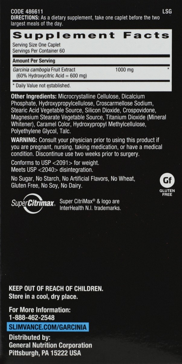 slide 5 of 6, BodyDynamix Garcinia Cambogia 60 ea, 60 ct