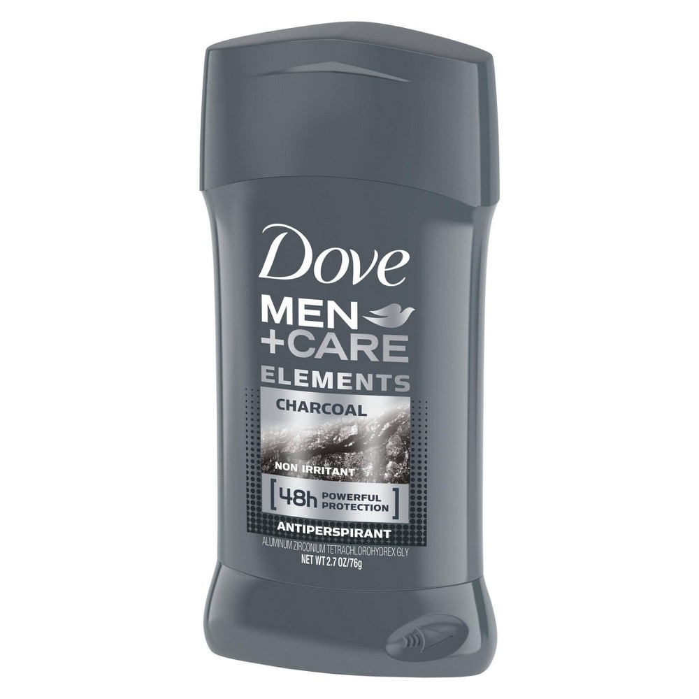 slide 4 of 8, Dove Men+Care Antiperspirant Deodorant Solid Charcoal, 2.7 oz