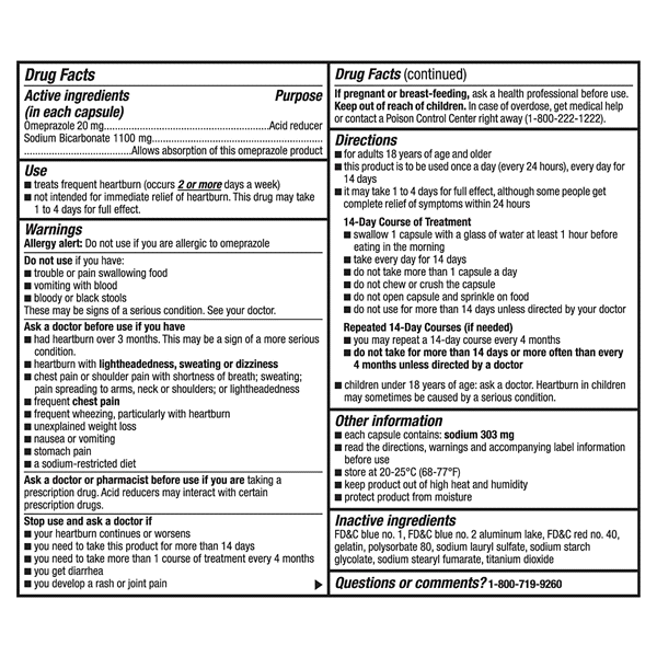 slide 17 of 29, Meijer Omeprazole And Sodium Bicarbonate Capsules, 42 ct