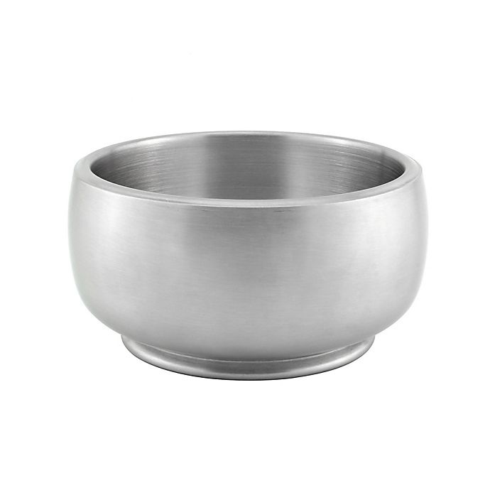 slide 4 of 7, Avanchy Stainless Steel Baby Bowl with Silicone Suction Ring and Lid - Green, 1 ct