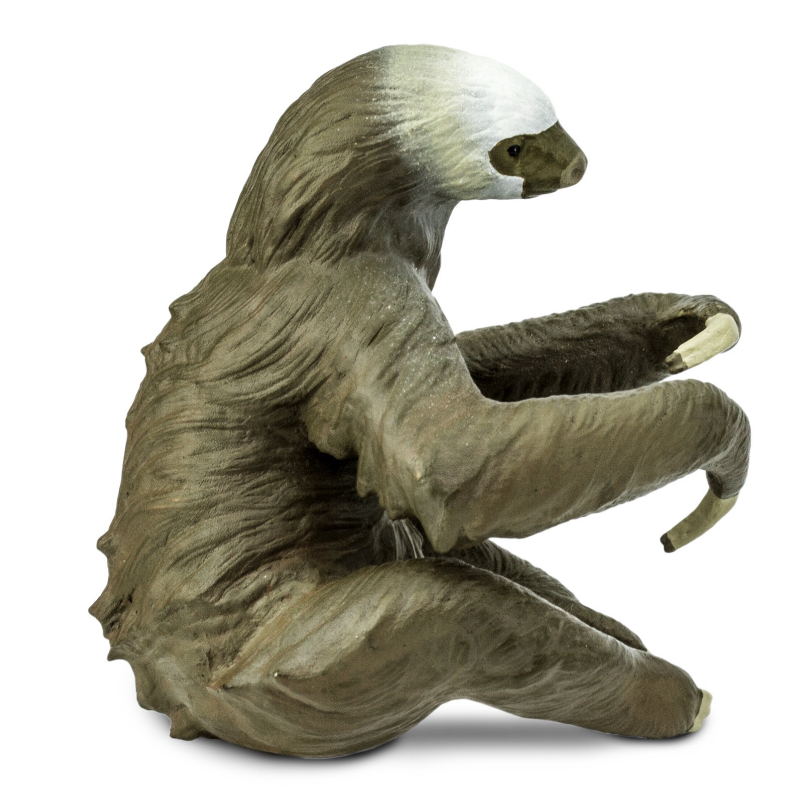 slide 4 of 4, Safari Ltd. Safari Ltd Two-Toed Sloth Toy, 2.1 in x 2.1 in x 2.45 in