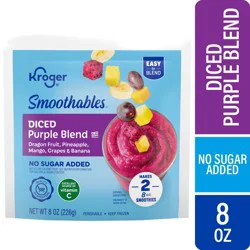 Kroger Smoothables Diced Purple Blend Smoothie