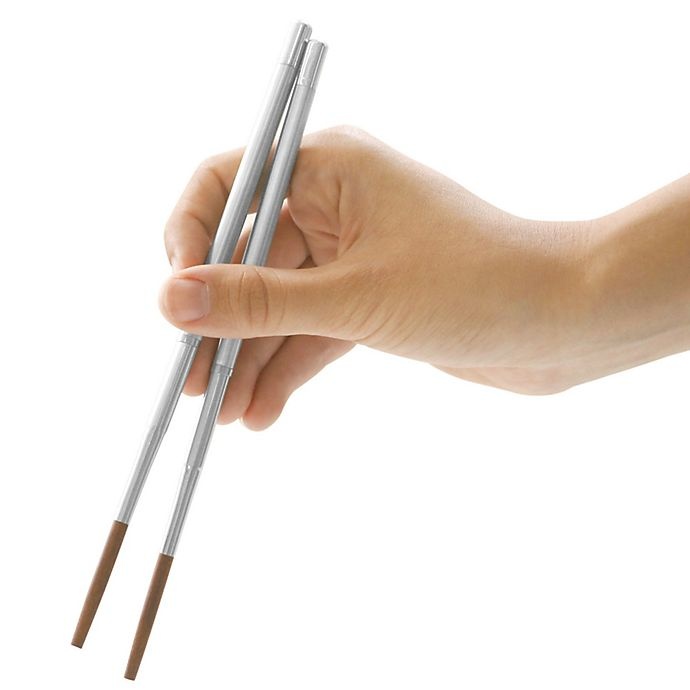 slide 3 of 3, Kikkerland Design Travel Chopsticks, 1 ct