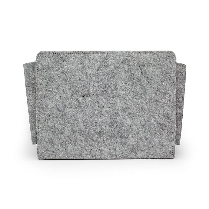 slide 4 of 5, Kikkerland Bedside Felt Caddy Pocket - Grey, 1 ct