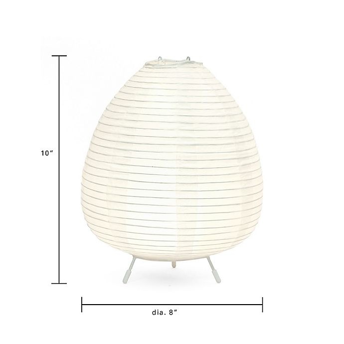 slide 2 of 5, Kikkerland Design Table Lamp - White, 1 ct