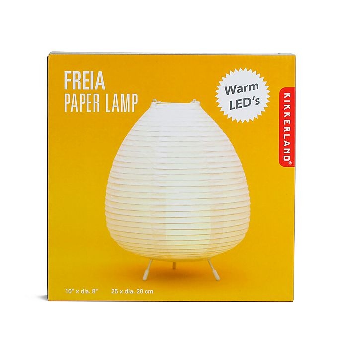 slide 4 of 5, Kikkerland Design Table Lamp - White, 1 ct