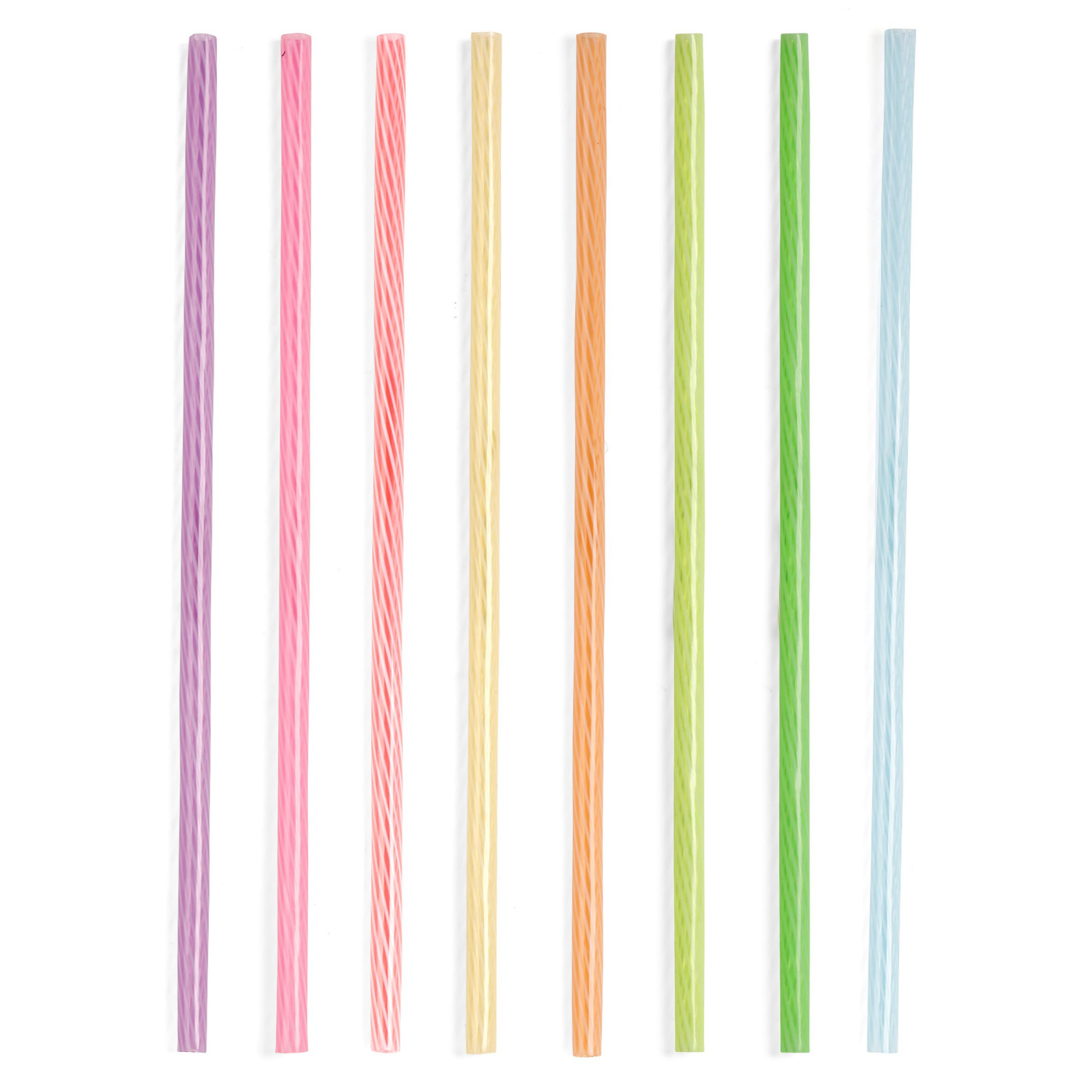 slide 2 of 3, Kikkerland Rainbow Reusable Straws, 1 ct