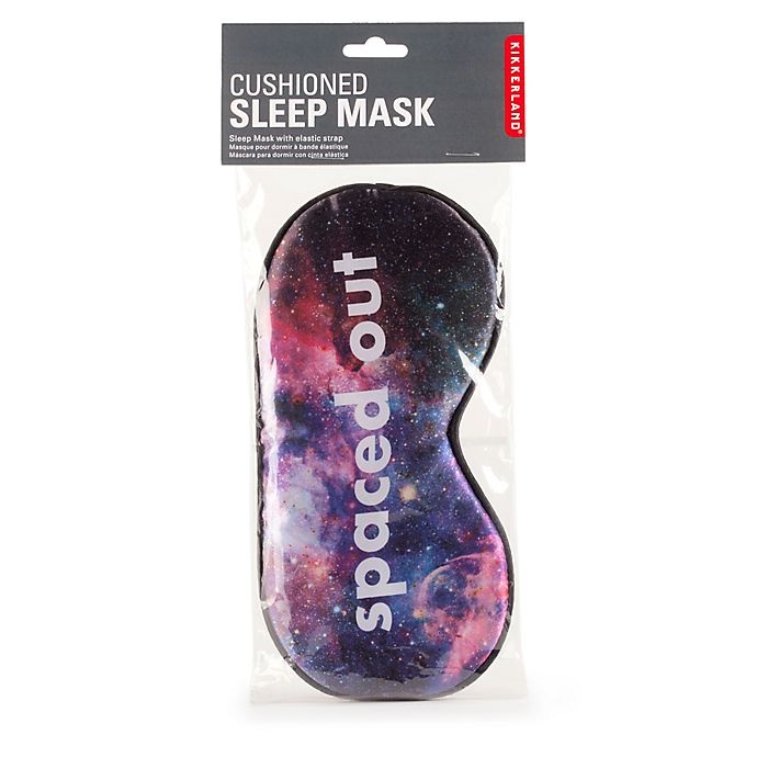 slide 2 of 3, Kikkerland Spaced Out'' Sleep Mask - Purple'', 1 ct