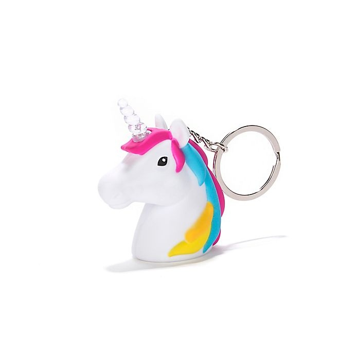 slide 5 of 5, Kikkerland Design Unicorn LED Keychain, 1 ct