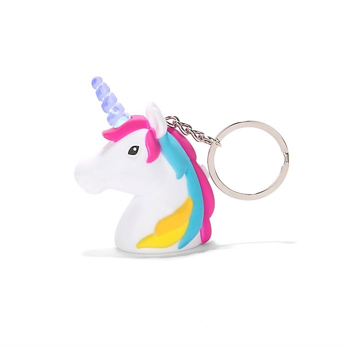 slide 3 of 5, Kikkerland Design Unicorn LED Keychain, 1 ct