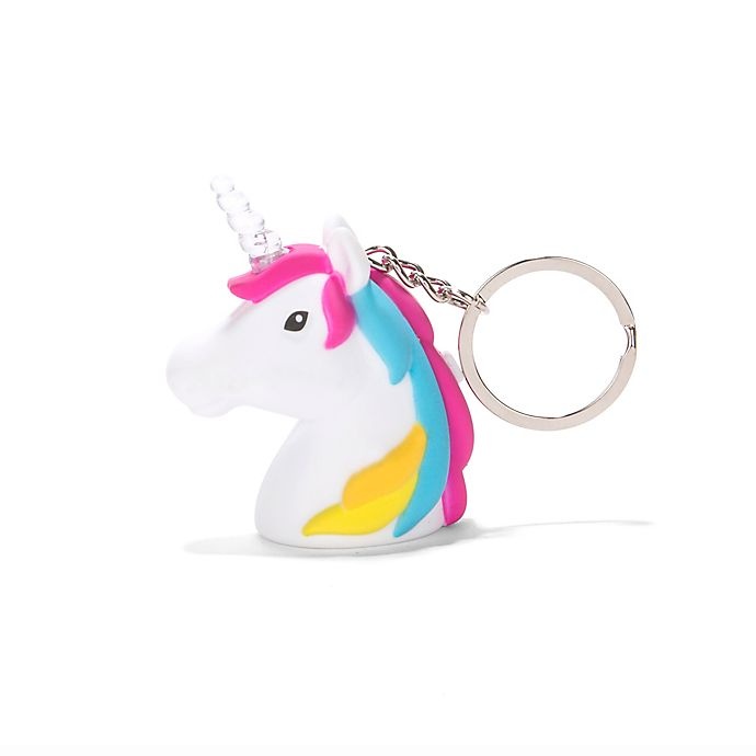 slide 4 of 5, Kikkerland Design Unicorn LED Keychain, 1 ct